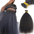 I-tips Indian 10a kinky Straight Hair Extensions